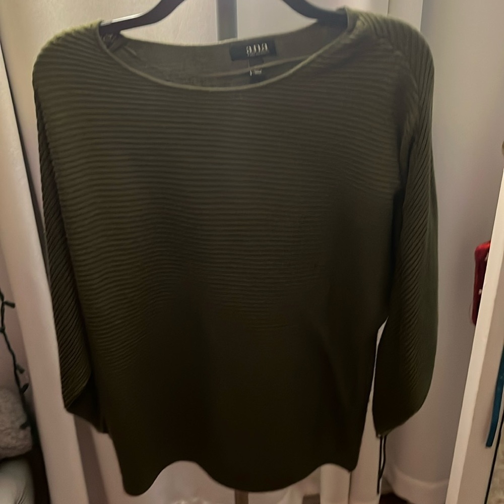 Green sweater